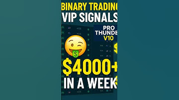 Binary Trading VIP Signals with Pro Thunder V10|Best MT5 Indicator for Binary Options|Weekly Results