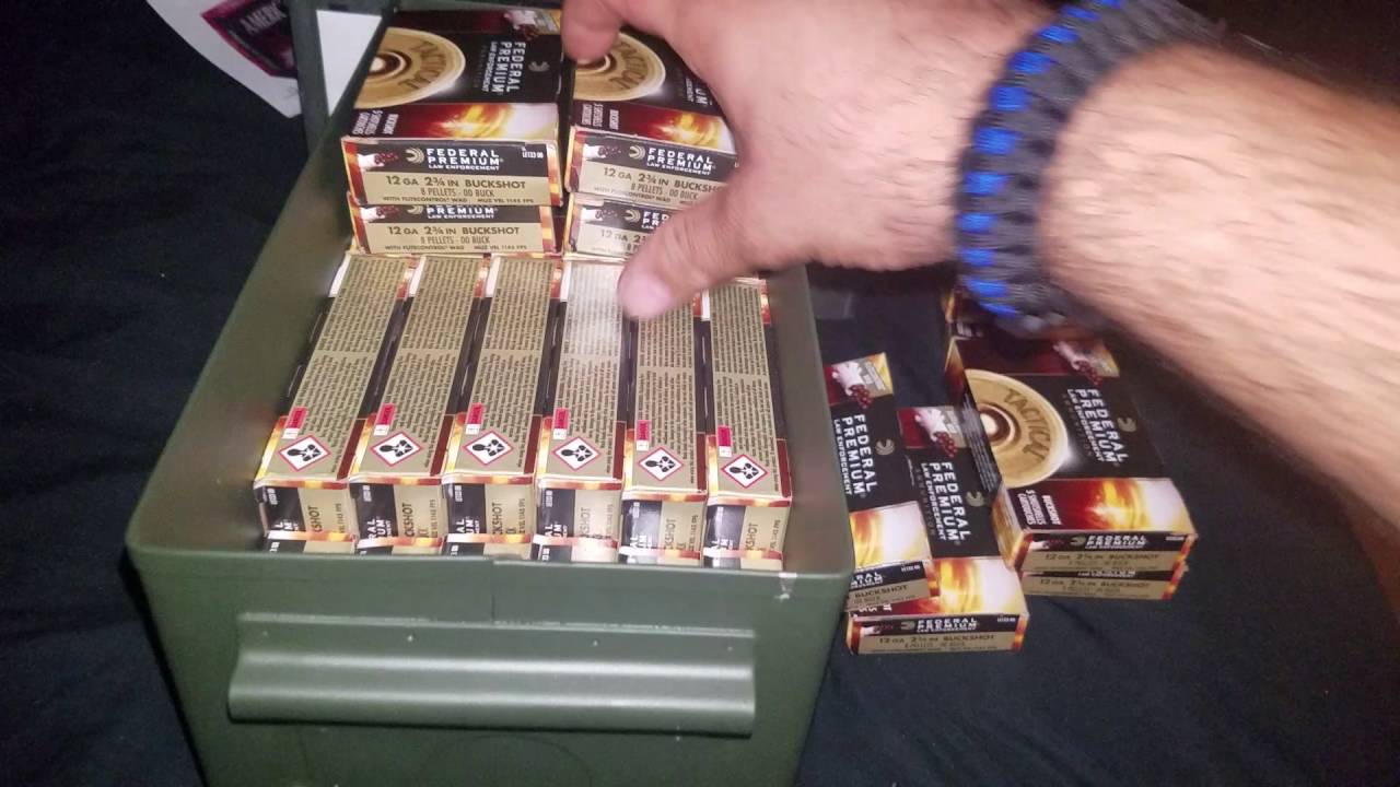 How To Fit 200 Rounds Of 12 Gauge Shells In A 50 Cal Ammo Can Prepper