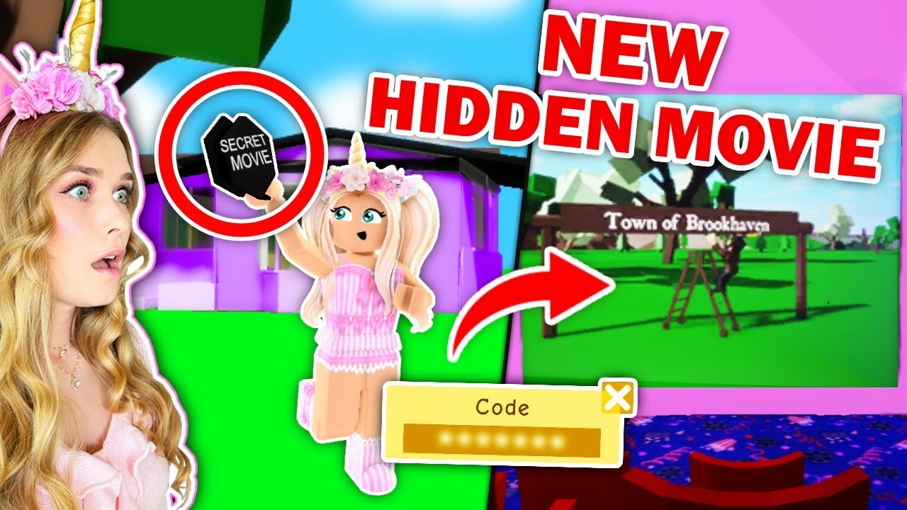 Where is the movie code in Roblox Brookhaven?