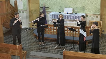 Georg Philipp Telemann. Suite in A Minor (for 5 Flutes)