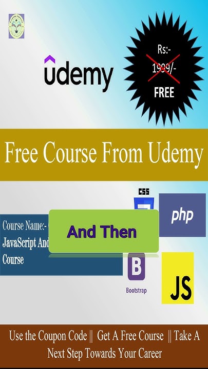 Free CERTIFICATION Course || Udemy Course|| CSS, Bootstrap, JavaScript ...