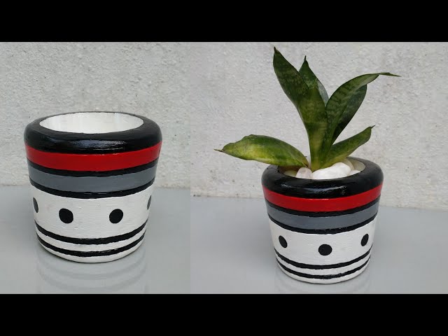 DIY Mini Plant Pots with Terracotta Powder and Plaster of Paris – Craftiviti