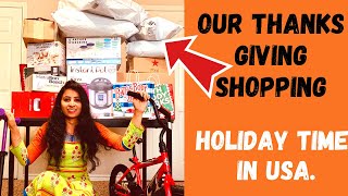 Thanks Giving Holiday 🌟 USA Shopping🛒 | థాంక్స్ గివింగ్ షాపింగ్ 📦 తెలుగు లో | 💖telugu vlogs🥰