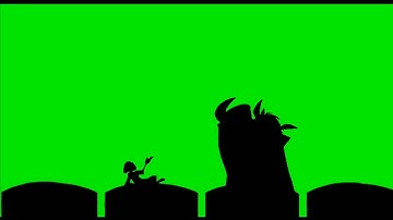 Timon and Pumbaa Interrupt 3 Green Screen
