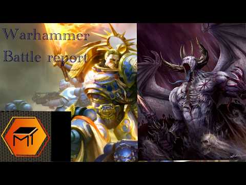 Warhammer 40k Ultramarines VS Demons