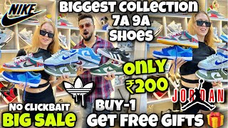 Delhi Cheapest Shoe Store || Nike, Jordan, Adidas || 80% Off || First Copy Shoes || 7a Quality Shoes