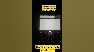 Still looking for compatible apps & games for BlackBerry.