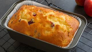 Easy Apple Cranberry Loaf Cake | So Soft & Moist! screenshot 4