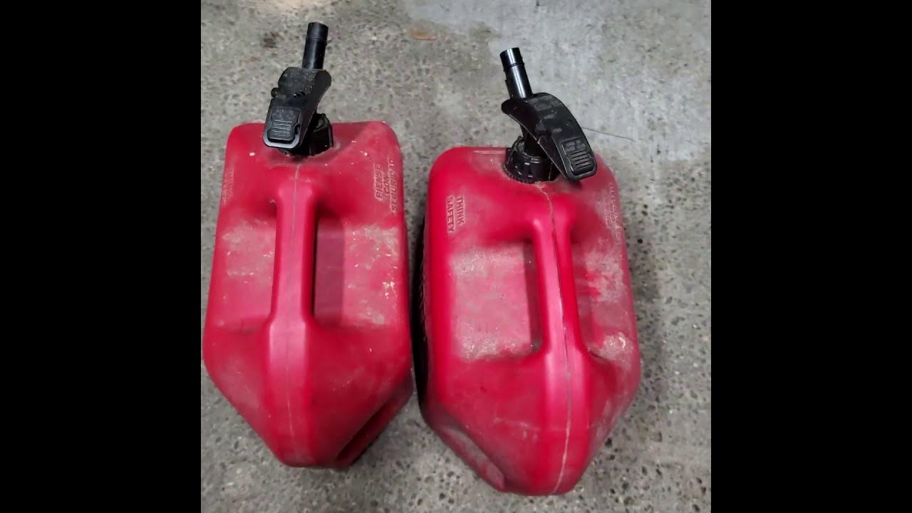 Plastic Gas Cans LEAKING!! YouTube