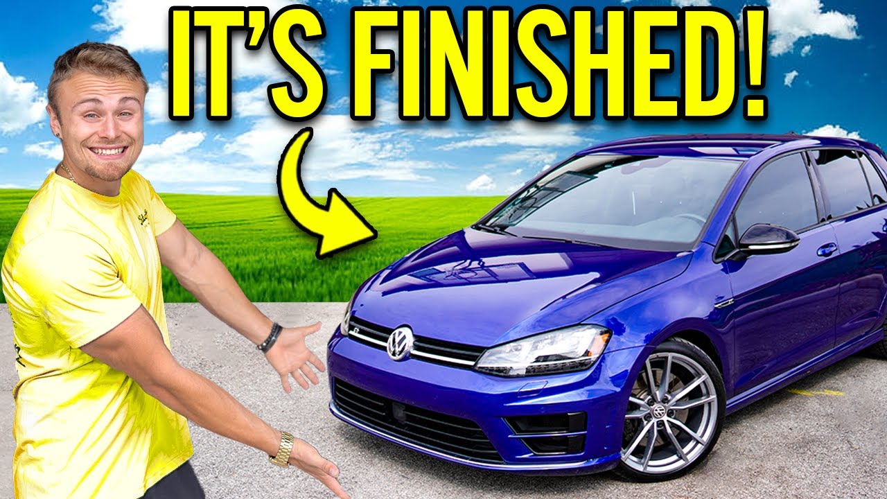 I REBUILT MY WRECKED VOLKSWAGEN GOLF R | FINAL PART - YouTube
