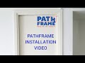 Pathframe - Installation process of WPC door frame