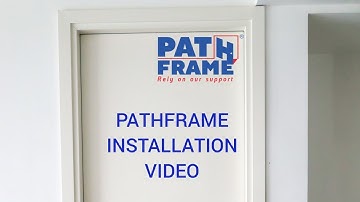 Pathframe - Installation process of WPC door frame