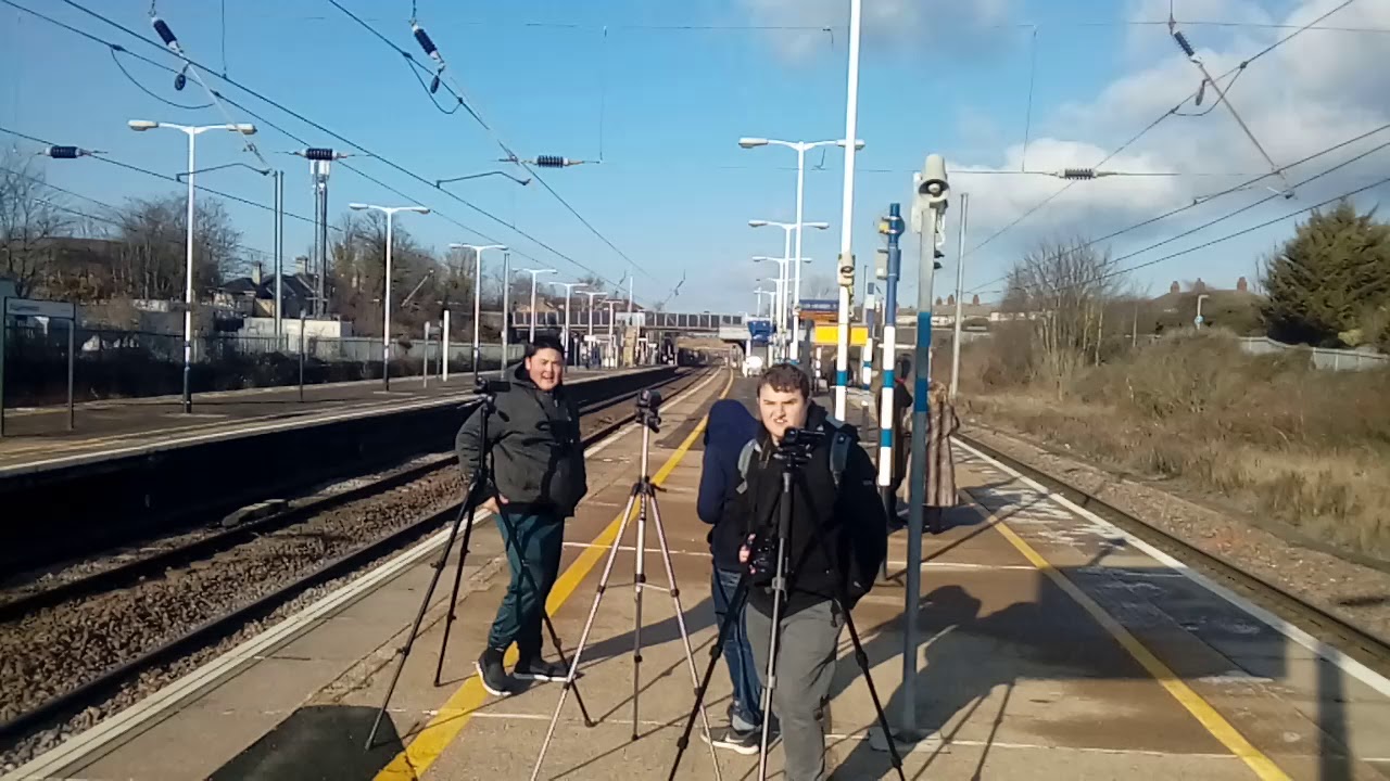 Trains At Biggleswade ECML 2/2/19