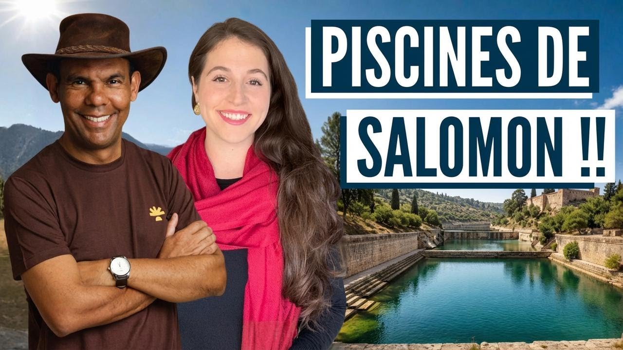 On a découvert les piscines de Salomon ! Israël avec Aline et @RodrigoSilvaArqueologia