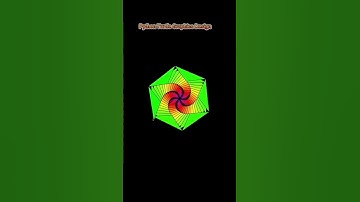 Python Turtle Graphics Design #shorts #youtubeshorts