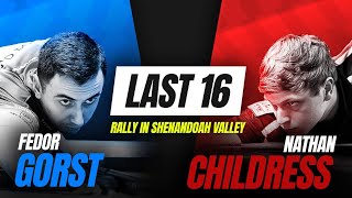 Fedor Gorst - Nathan Childress| RALLY IN SHENANDOAH VALLEY | LAST 16