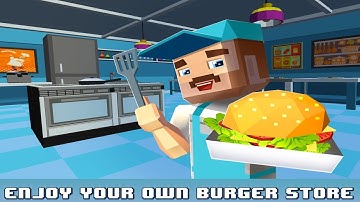 Burger Shop Fast Food Cooking Chef Simulator Gameplay Video Android/iOS