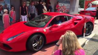 Test driving the ferrari 488 gtb in maranello, italy.