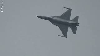 Pakistan Air Force's JF-17 Thunder performing Aileron Rolls & 4 Point Rolls