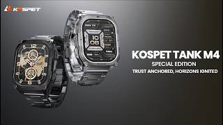 Kospet Tank M4 Special Edition A Rugged Sports Smartwatch Designed For For Business Outdoors.