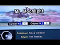MR. MOONLIGHT The BEATLES  🎵Karaoke Version🎵