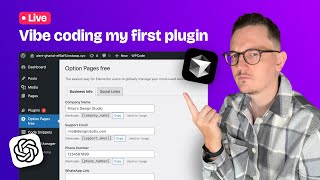 Vibe coding my first plugin with AI (Option pages plugin) Net Worth