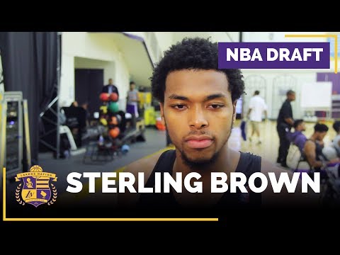 NBA Draft Prospect: Sterling Brown Lakers Interview (SMU, Guard)