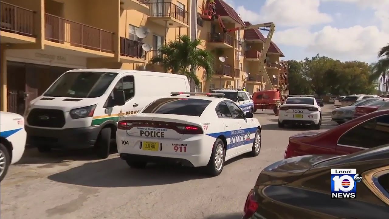 Search on for suspect after man injured in Pembroke Park shooting - YouTube