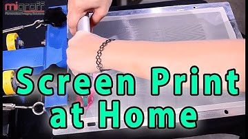 How to Screen Print at Home: MiScreen - Digital Screen Maker