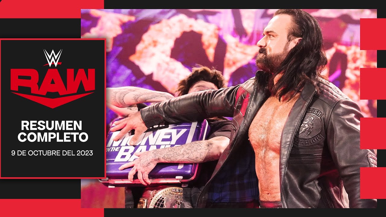 WWE RAW 9 Octubre 2023 Resumen Completo YouTube
