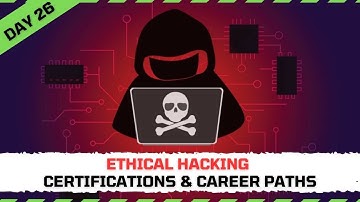 Ethical Hacking Certifications & Career Paths | Ethical Hacking Course | Day 26