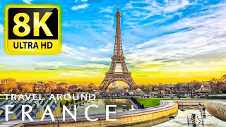 FRANCE 8K • Beautiful Scenery, Relaxing Music & Nature Soundscape in 8K ULTRA HD