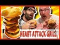 Heart Attack Grill - Quadruple ByPass Burger Challenge w/ Naader Reda