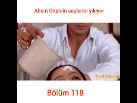 Masum saathiya 118.bölüm Ahem Gopi'nin saçlarını yıkıyor