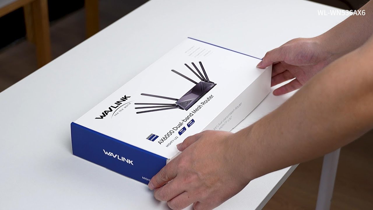 Wireless Router Unboxing WAVLINK AX6000 WiFi 6 Mesh Router Unboxing and Set up (WL-WN536AX6 ...