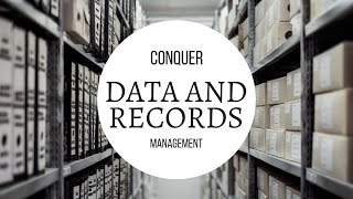 Document Controller Training Course: Data and Records Management Training Course