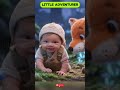 “Little Adventurer Baby Discovers the Forest! 🌳👶🦊