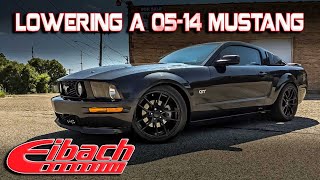 Lowering a 2005-2014 Mustang GT | Eibach Springs | S197