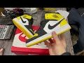 Jordan 1 Yellow Toe