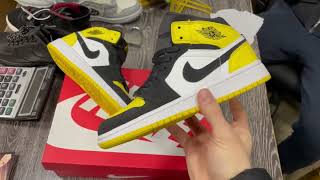 Jordan 1 Yellow Toe