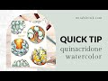 4 Minute Quick Tip: Quinacridone Watercolor