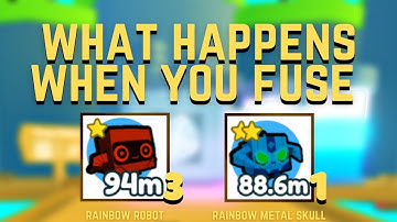 What happens when you fuse 3 Rainbow Robots and 1 Rainbow Metal Skull!? | Fusing Series #9