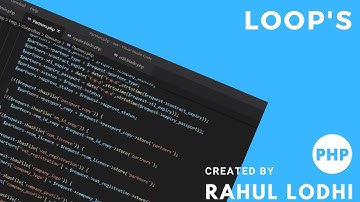 PHP Tutorial #10 - Loops in php