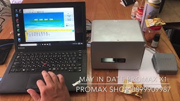 Review đánh giá về máy in date mini, in logo, in mã vạch trên mọi chất liệu Promax Somrt X1