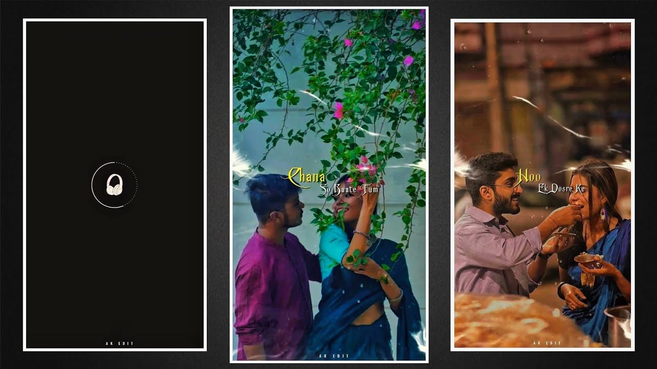 New Trending Ink Splash Lyrics Video Editing in Alight Motion | Instagram trending reels Editing