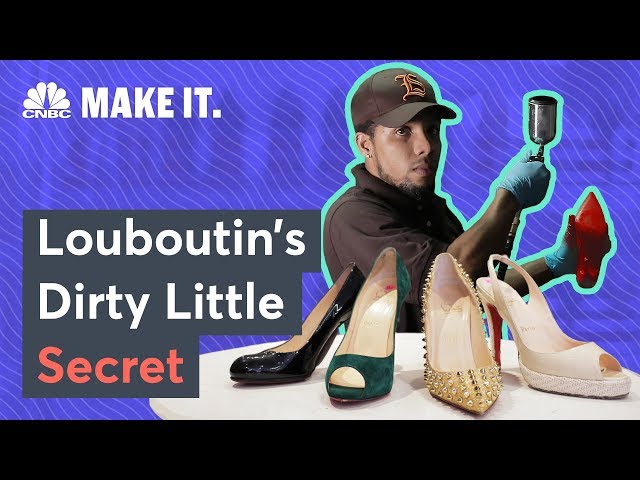 The Leather Spa protects red soles on Louboutin shoes