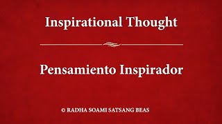 Pensamiento Inspirador 127 - Español - Rssb