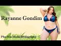 Rayanne Gondim Biography | Brazilian Plus Size Bikini Model | Beautiful Curvy Fashion Model |