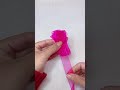 DIY Ribbon Flower Bouquet 🌸✨ Easy Craft Idea #shorts
