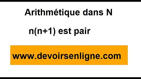 Comment montrer que n n-1 est pair ?